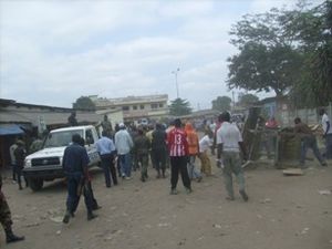 @Une opération de déguerpissement au marché Total