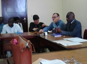 @Des participants lors du lancement de MANDAT