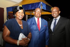 @M. et Mme Baloyi et M. Ouattara le DG de MTN Congo