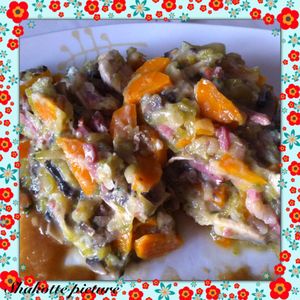 Poêlée de légume aux lardons