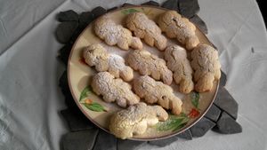Biscotti di pasta frolla con gocce di cioccolato