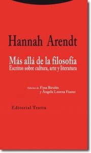 Más allá de la filosofía