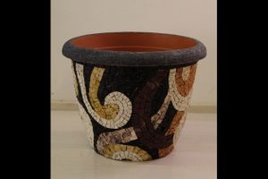 Mosaico nel vaso