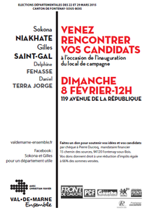 La campagne des départementales c'est parti !!!!