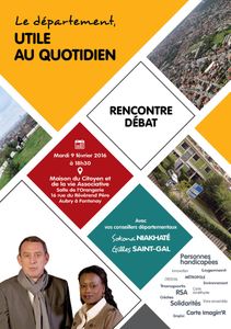 Loi NOTRe, budget du Val-de-Marne : rencontre avec les Conseillers Généraux le 9 février