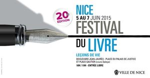 Affiche du 20 e Festival du livre de Nice Blog de Dionisi