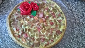 tarte à la rhubarbe