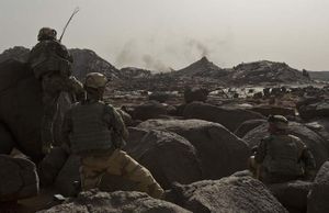 Des soldats français de l'opération Barkhane. © Ministère de la Défense (Mediapart)