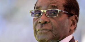 Robert Mugabé, le doyen d'âge des chefs d'Etat africains, avec ses 91 ans