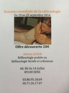 Semaine mondiale de la reflexologie