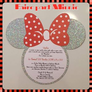 Faire part minnie