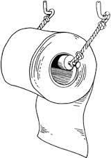 Le papier toilette ...
