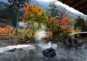 Kuzu onsen à Nagano