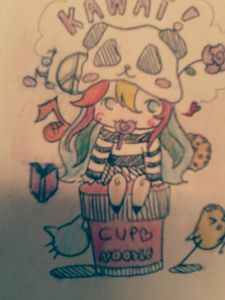 Mon alter-ego fétiche "la panda arc-en-ciel"