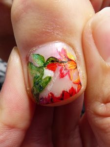 Nail art: Colibris