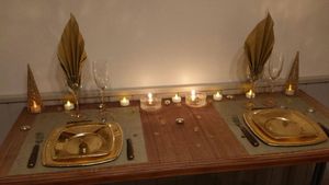 Décoration de table haute