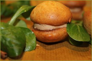 woopie épicé au foie gras