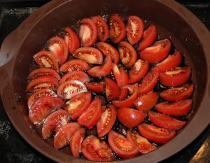 Gâteau renversé tomates et thon