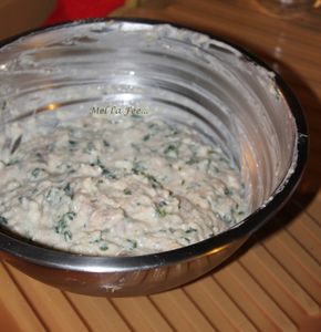 Potimarron farci au poulet et parmesan