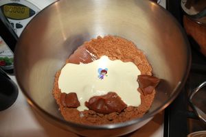 Bouchées au spéculoos et chocolat blanc sans cuisson