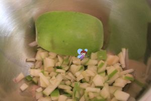 Tartare de thon à la pomme
