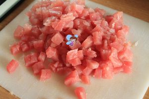 Tartare de thon à la pomme