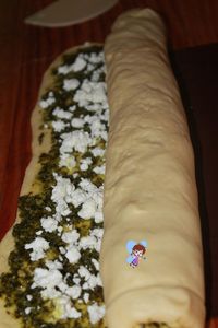 Brioche salée pesto feta