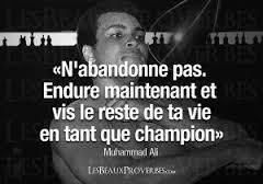 Never give up