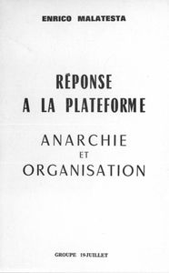 ★ Anarchie et Organisation