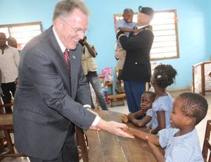 Inauguration du Jardin d'Enfant de l'Ecole Ephphata pour les sourds de Lomé