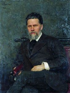 Portrait d'Ivan Kramskoï par Ilya Repine (1882)