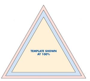 Vous pouvez télécharger une copie pdf des pages de magazines originaux pour ce projet ici, Triangle tromperie