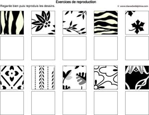 Exercice de reproduction dessin 5
