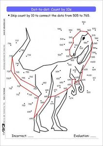 Dot-to-dot - Count by 10s