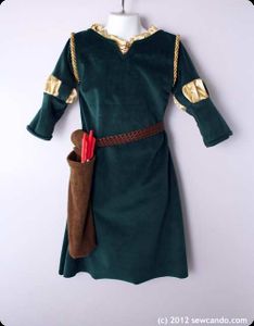 La robe de Mérida (Rebelle)