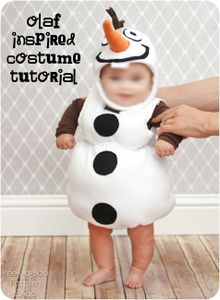 le costume d'Olaf (Reine des neiges)