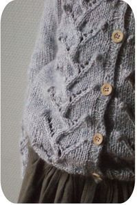 un gilet "princesse des neiges"