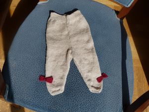 Des leggings bébé au tricot