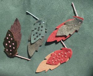 Des barrettes d'indiennes
