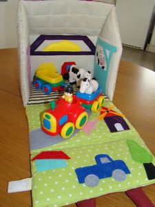 Une maison en tissu