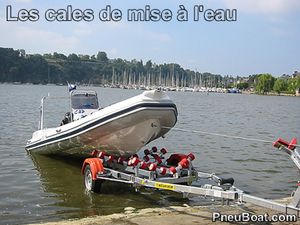 carte des cames de mise à l'eau pneuboat