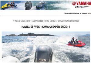 4 WEEK-ENDS POUR ESSAYER LES HORS-BORD ET WAVERUNNER YAMAHA