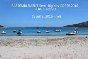 RASSEMBLEMENT Semi-Rigides CORSE 28 juillet 2016 à PORTO NOVO