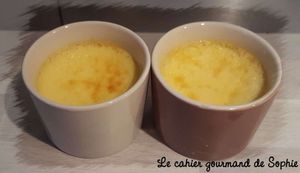 Petits pots de crème coco