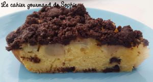 Crumb cake poires chocolat