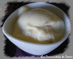 Glace à la vanille Bourbon