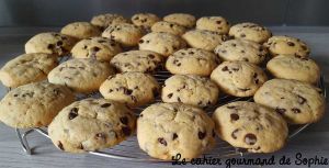 Cookies praliné et chocolat