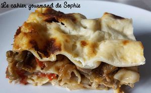 Lasagnes végétariennes à la crème de parmesan