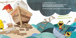 Les deux grenouilles à grande bouche de Pierre Delye