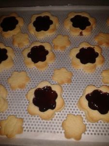 sablés à la confiture